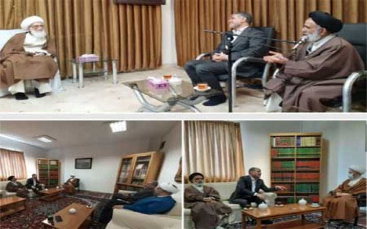 دیدار وزیر جهاد کشاورزی با مراجع تقلید در قم دیدار وزیر جهاد کشاورزی با مراجع تقلید در قم